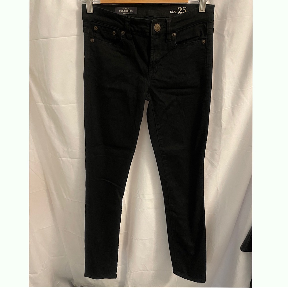 J Crew toothpick skinny ankle jeans SZ 25